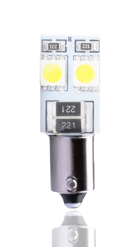 BLISTER 2X M-TECH ECONO LB314W - BA9S, 4XSMD5050 LED, 12V, CANBUS, WHITE