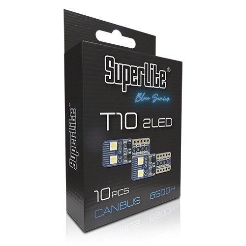 PLUS POWER PACK BOMBILLA POSICION 2 LED 10 PCS T10 CANBUS