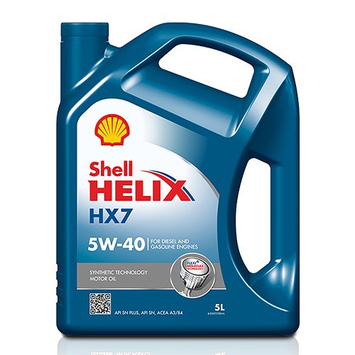 PLUS POWER SHELL HELIX HX7 5W40 5L CS3